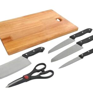 Wooden cutting Board and knife set