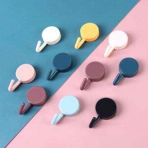 10 Pcs Round Adhesive Hooks