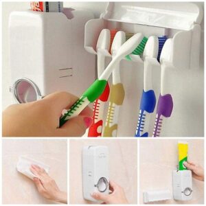 TOOTHPASTE DISPENSER WHITE