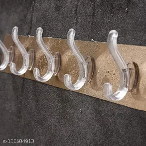 Multi-Functional Self Adhesive No Drilling Plastic Wall Hook Strip-