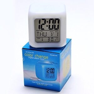 7 Colour Changing Alarm Clock