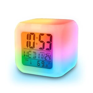 7 Colour Changing Alarm Clock