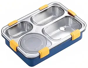 4 Compartment High Stainless Steel