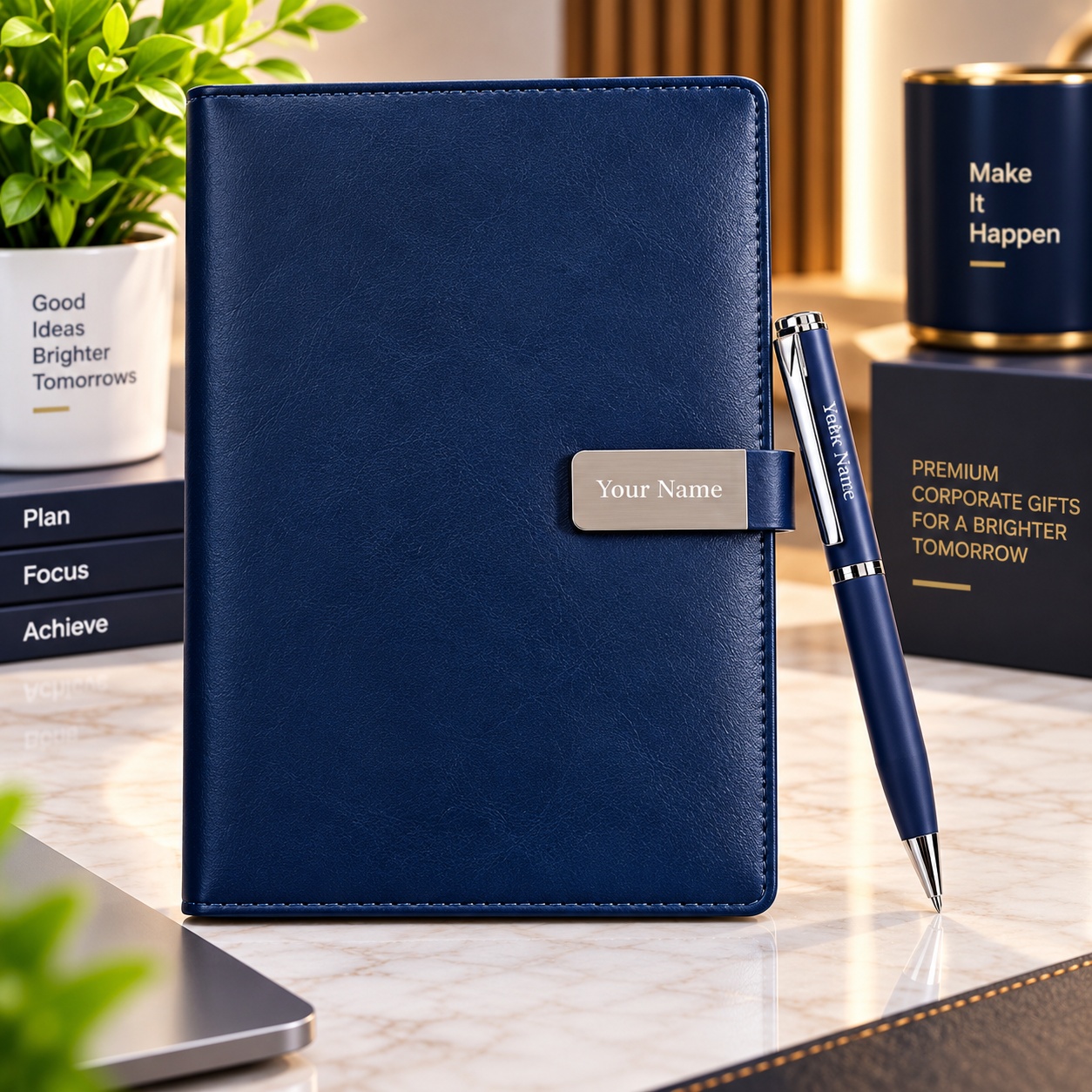 Personalized Diary & Pen Combo With Name M1210