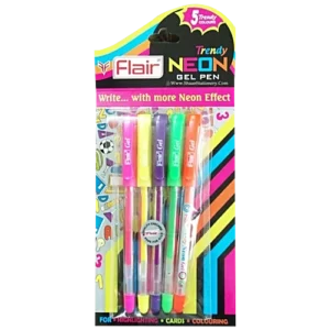 Trendy Neon Pen Set Flair