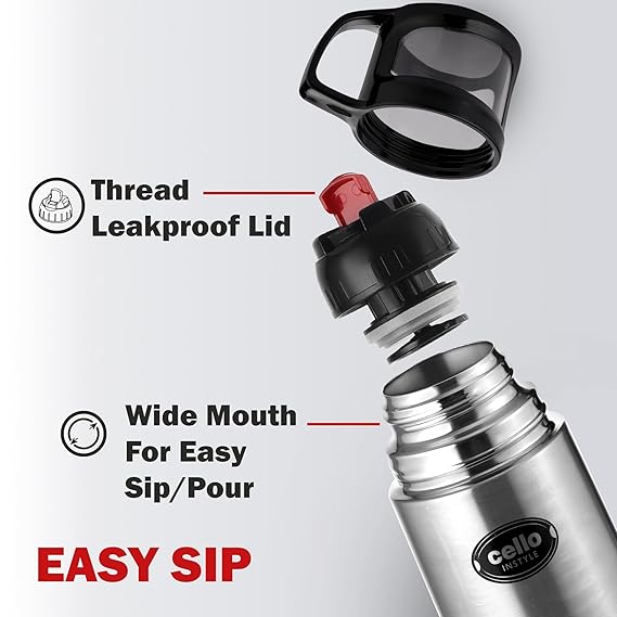 Cello Instyle Thermosteel Water Bottle 500ml - Image 3