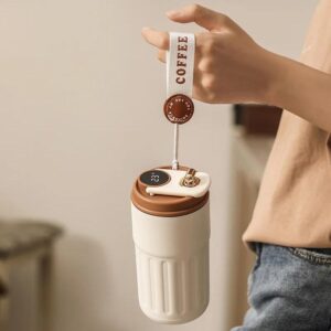 LED Display Vacuum Coffee Mug