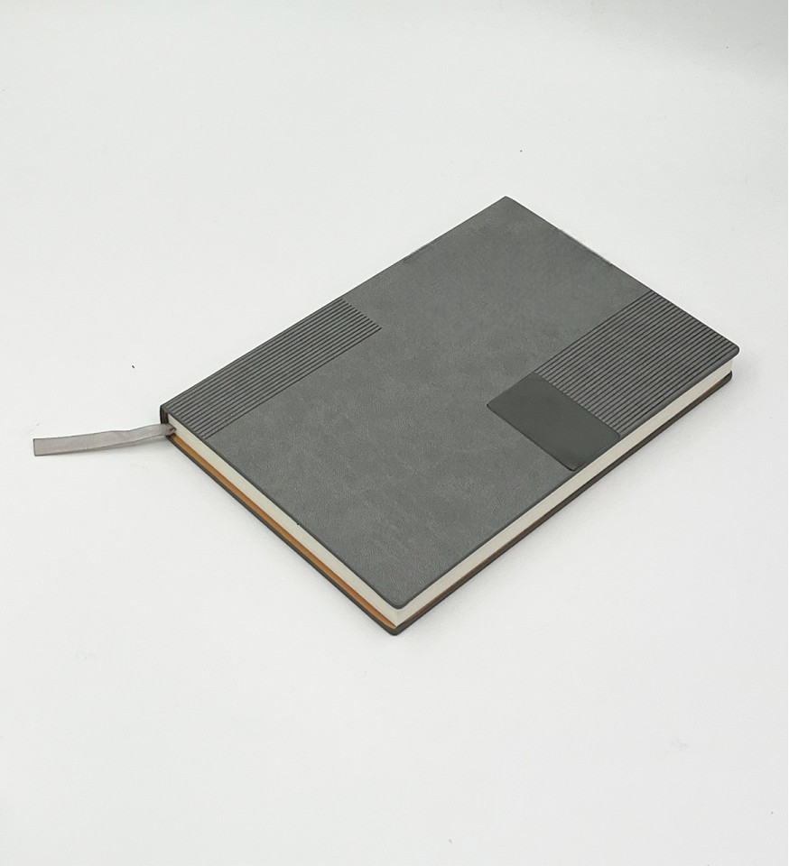 Premium Leather Notebook Diary with Metal Plate - Image 4