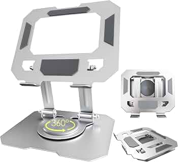 360 Rotating Metal Laptop Stand - Image 3