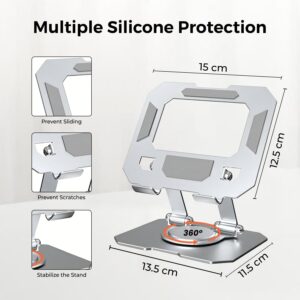 360 Rotating Metal Laptop Stand